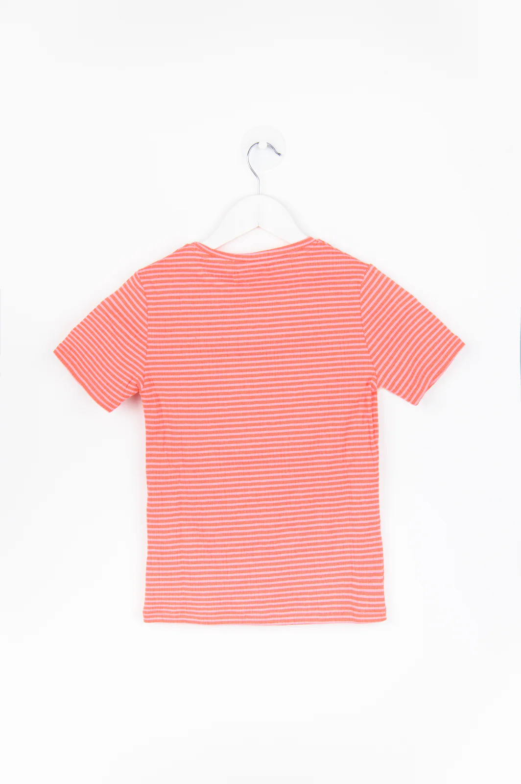 24 Colours T-shirt Gestreift Rosa Orange