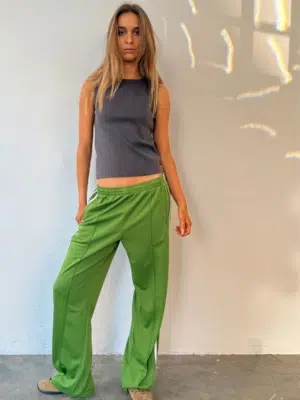 Boii Studios Hose Mia Grass Green White