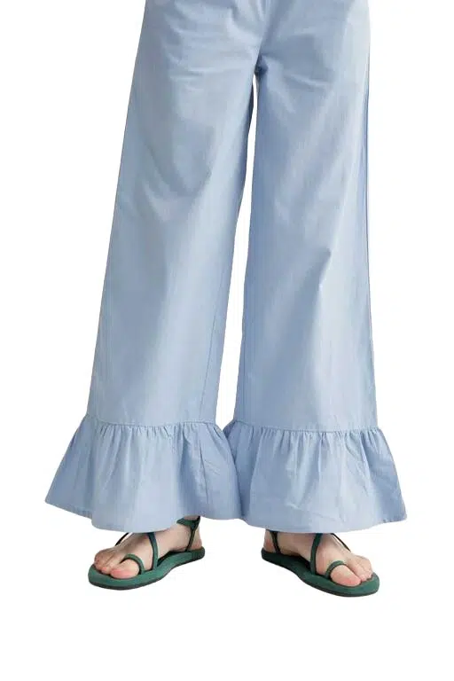 Compania Fantastica Hose Hellblau Rüschen Compania Fantastica Hose Hellblau Rüschen