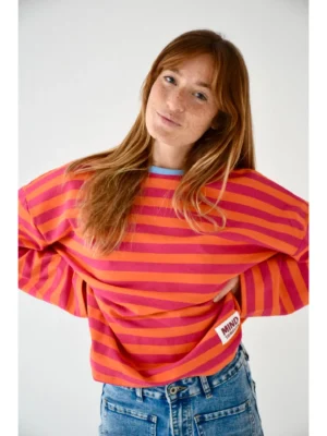 Mindtraveler Langarmshirt Nuria Fuchsia Orange