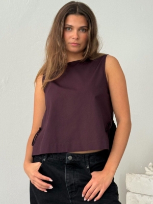 Boii Studios Top Leonie Bordeaux