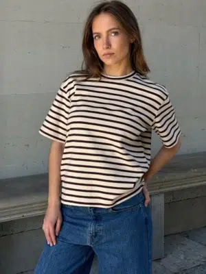 Boii Studios Tshirt Mejse Off White/Bordeaux
