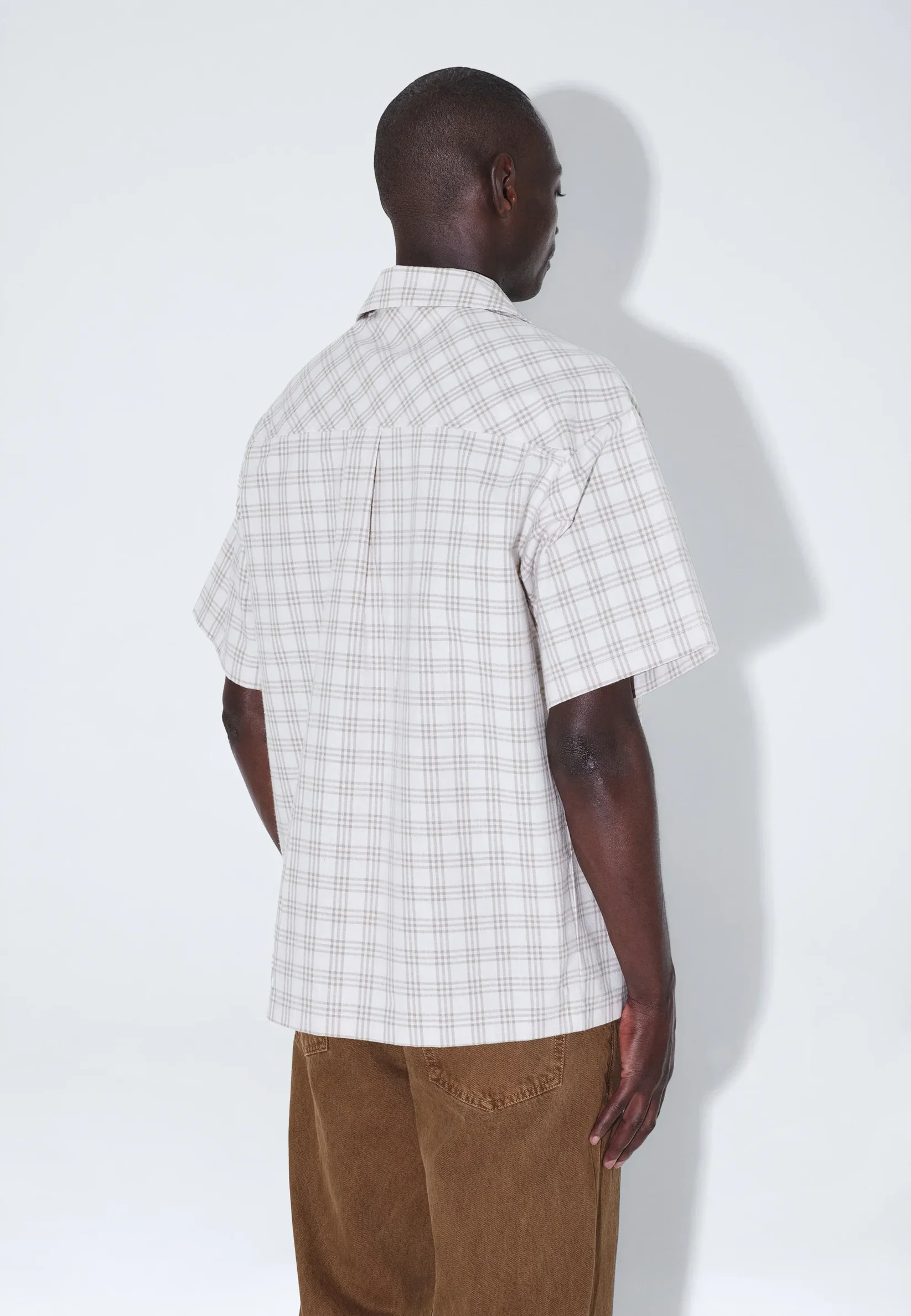 Dr.Denim Shirt Mile Ecru Summer Check Dr.Denim Shirt Mile Ecru Summer Check