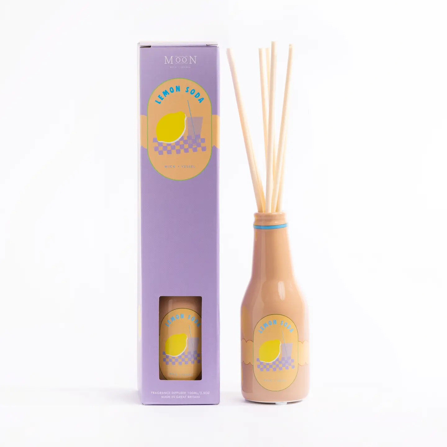 Wick and Vessel Lemon Soda Duftdiffusor