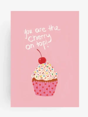 Ute Arnold Postkarte *You are the cherry on top*