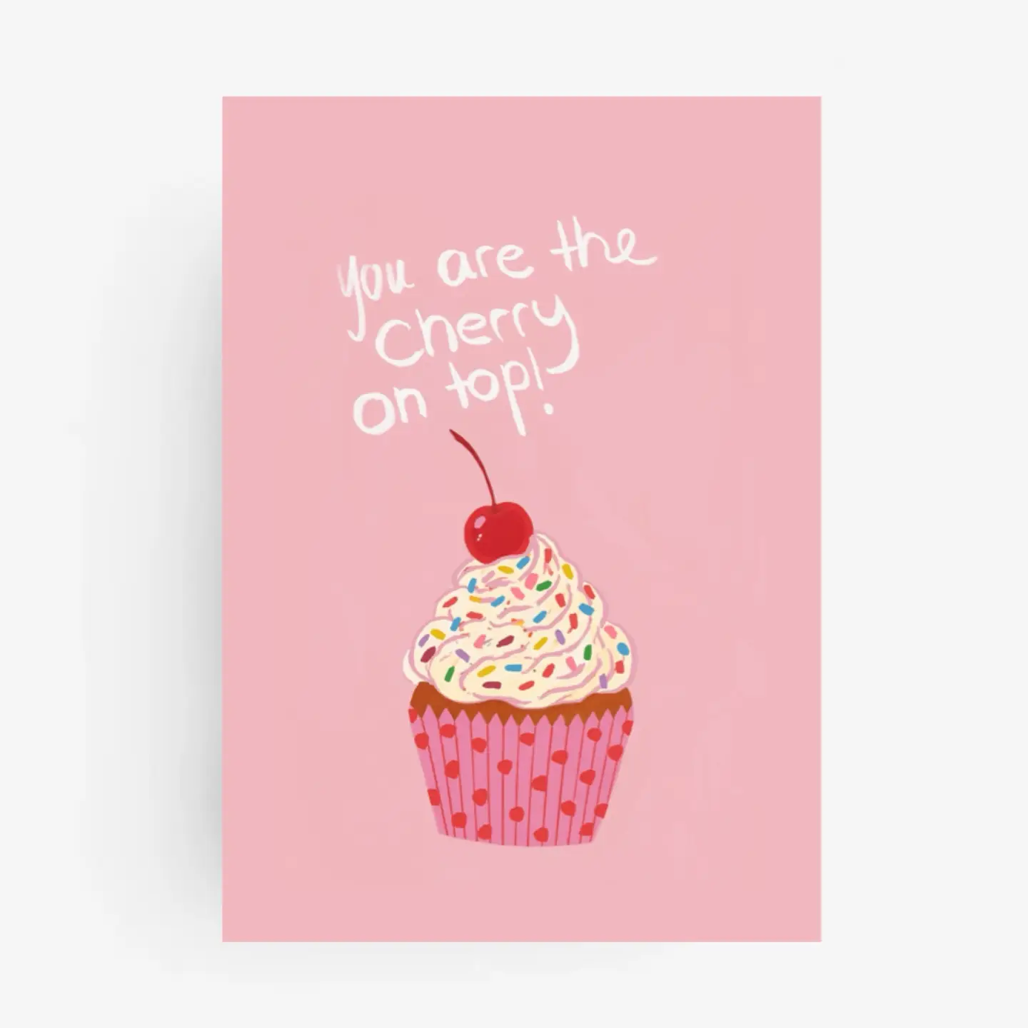 Ute Arnold Postkarte *You are the cherry on top*