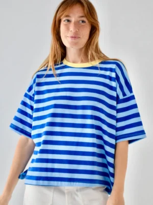 Mindtraveler T-Shirt Nunu gestreift blau