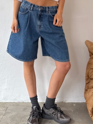 Boii Studios Shorts Sofie Mid Blue Denim