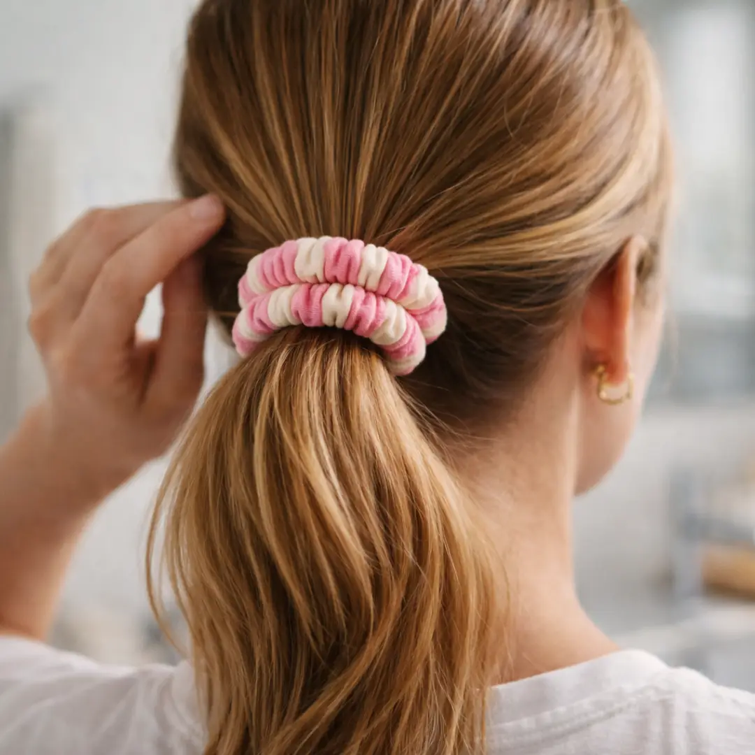 HERR&FRAUHEMPEL Haargummi Sisi beige pink