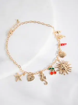 24 Colours Kette mit Charms