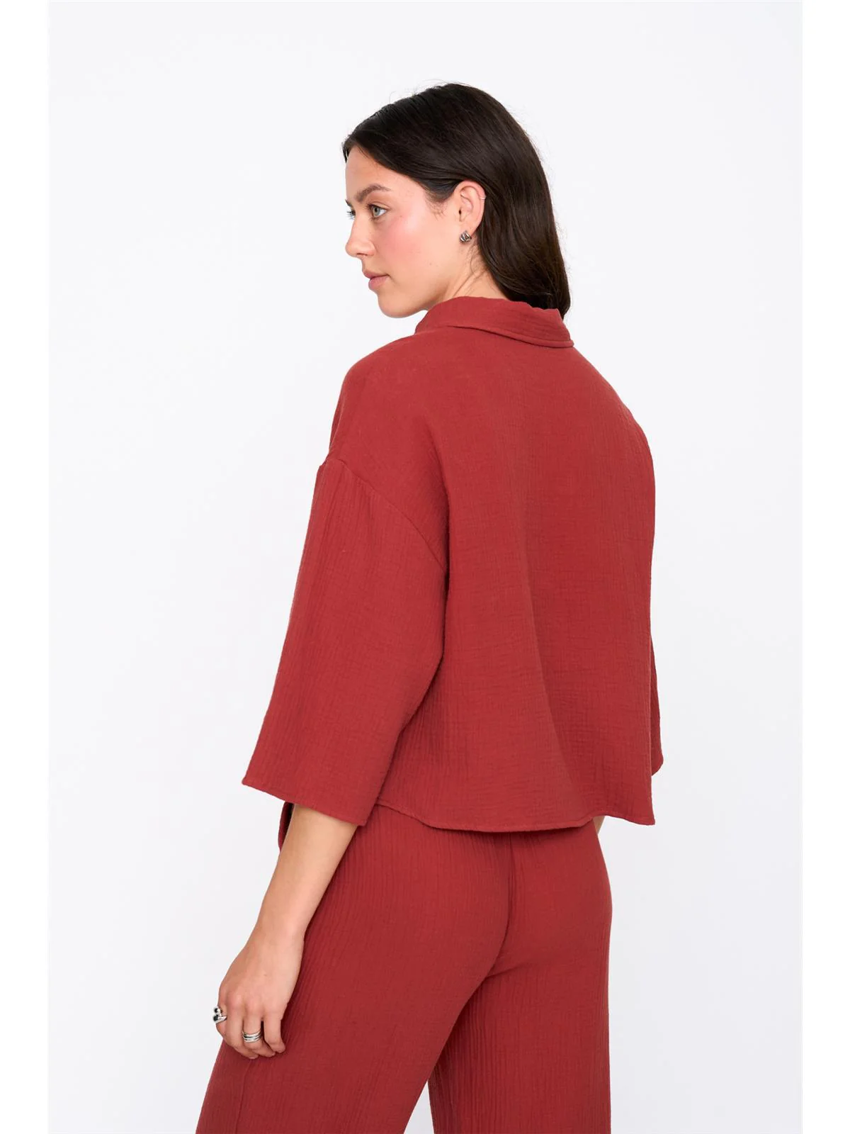 24 Colours Bluse rostrot 24 Colours Bluse rostrot