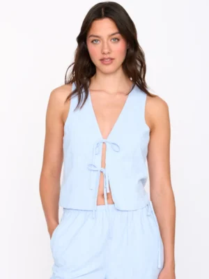 24 Colours Westentop blau