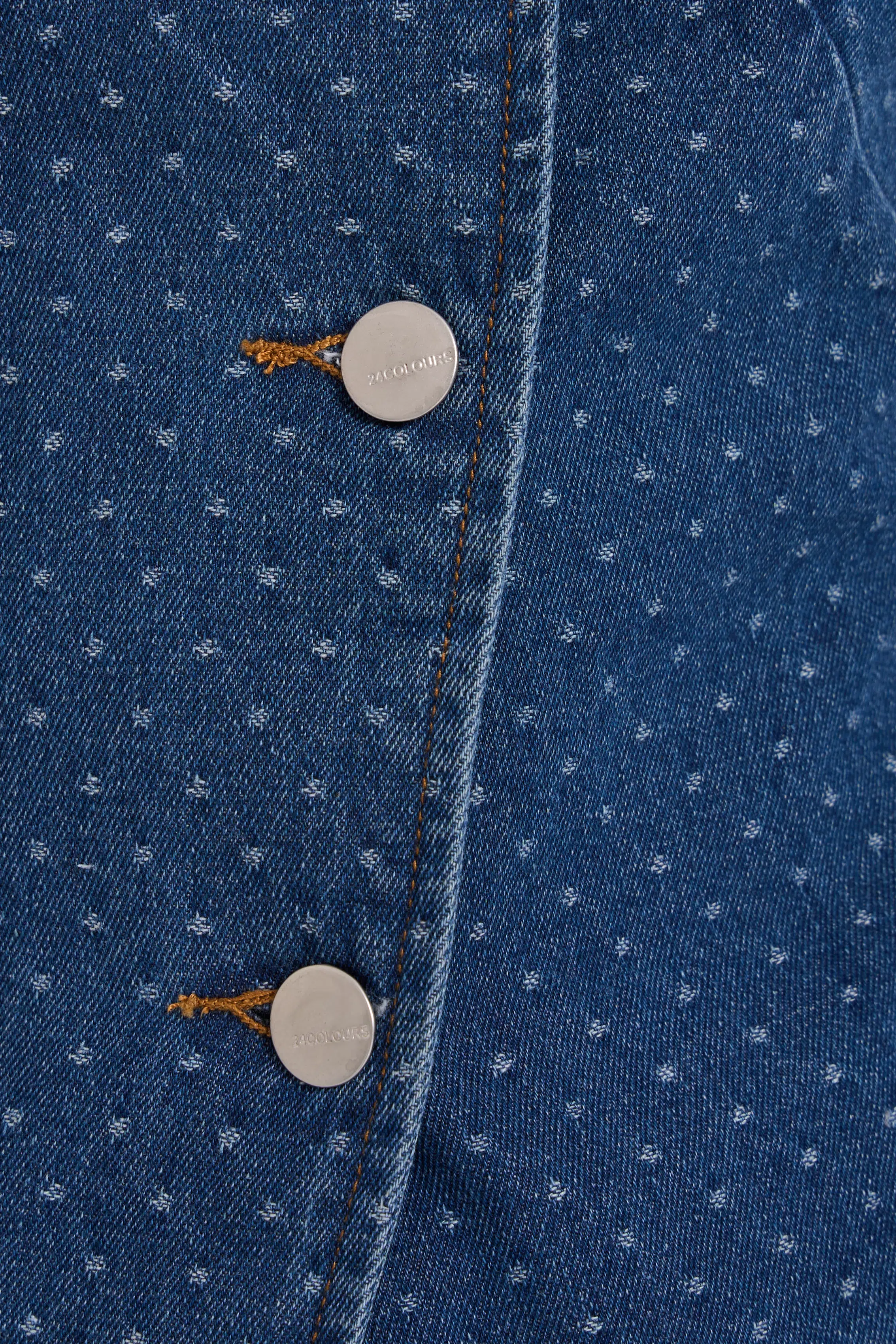 24 Colours Westentop Denim dunkelblau