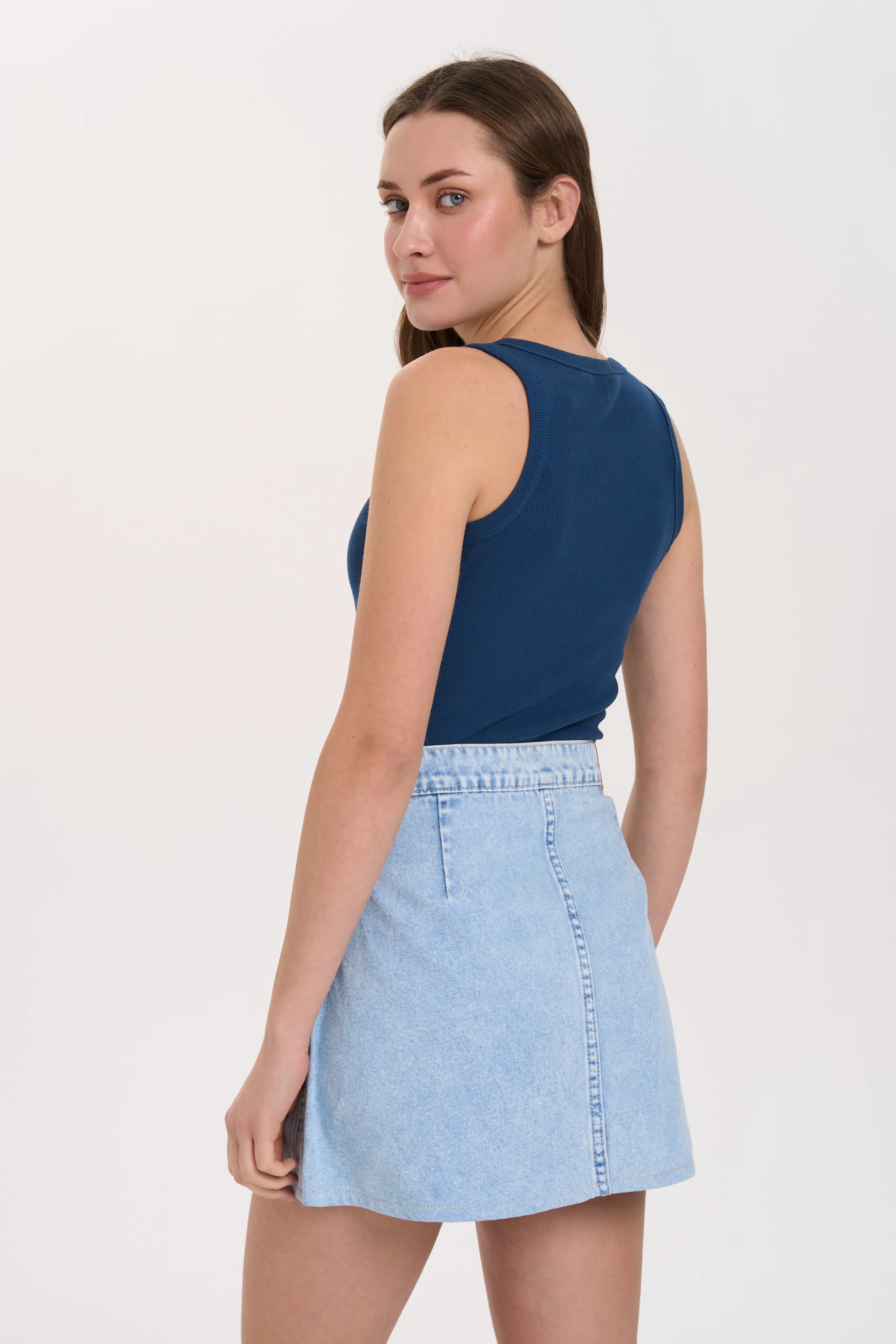 24 Colours Top dunkelblau
