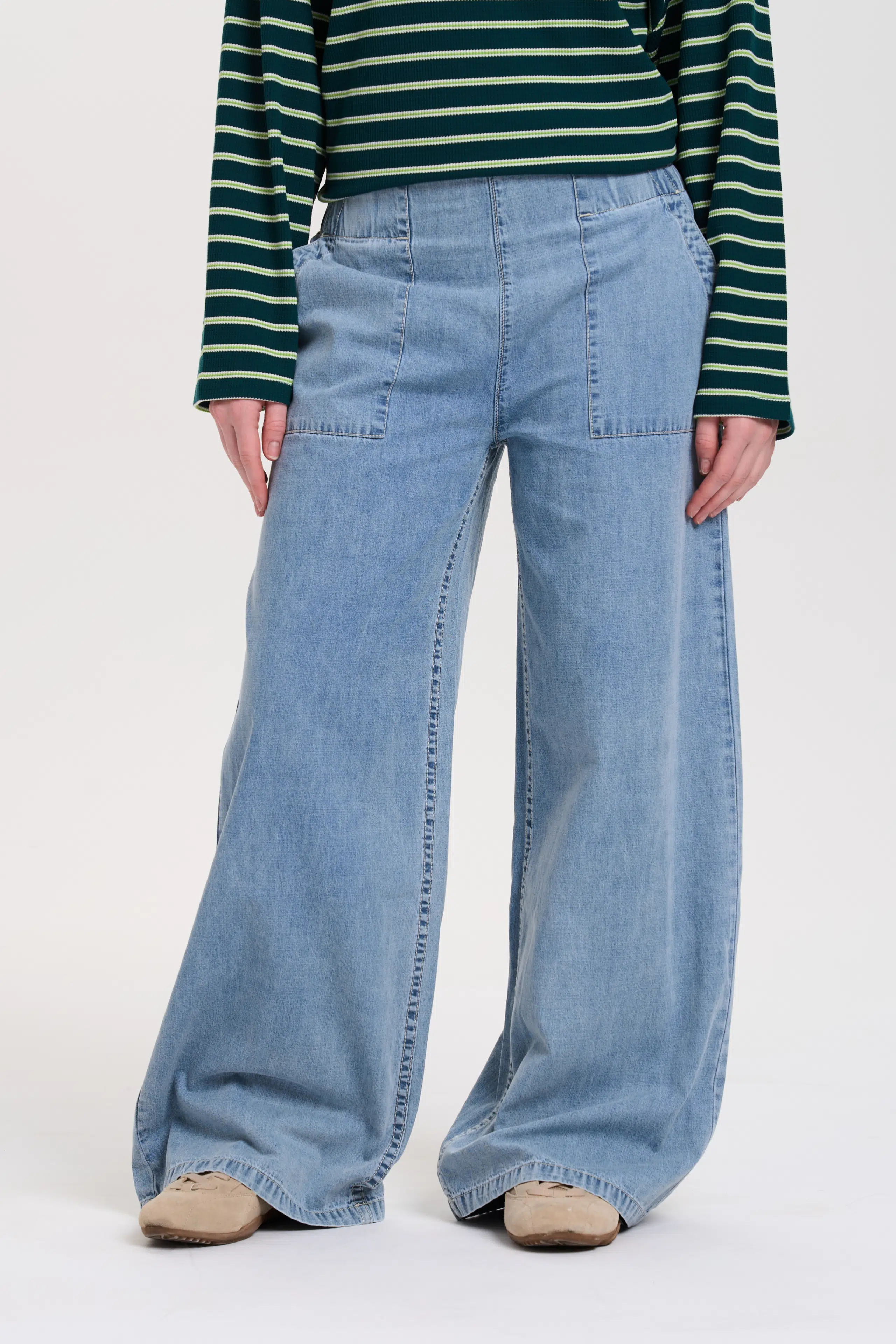 24 Colours Hose Denim Hellblau