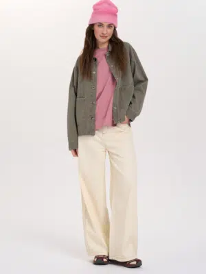 24 Colours Canvasjacke Khaki