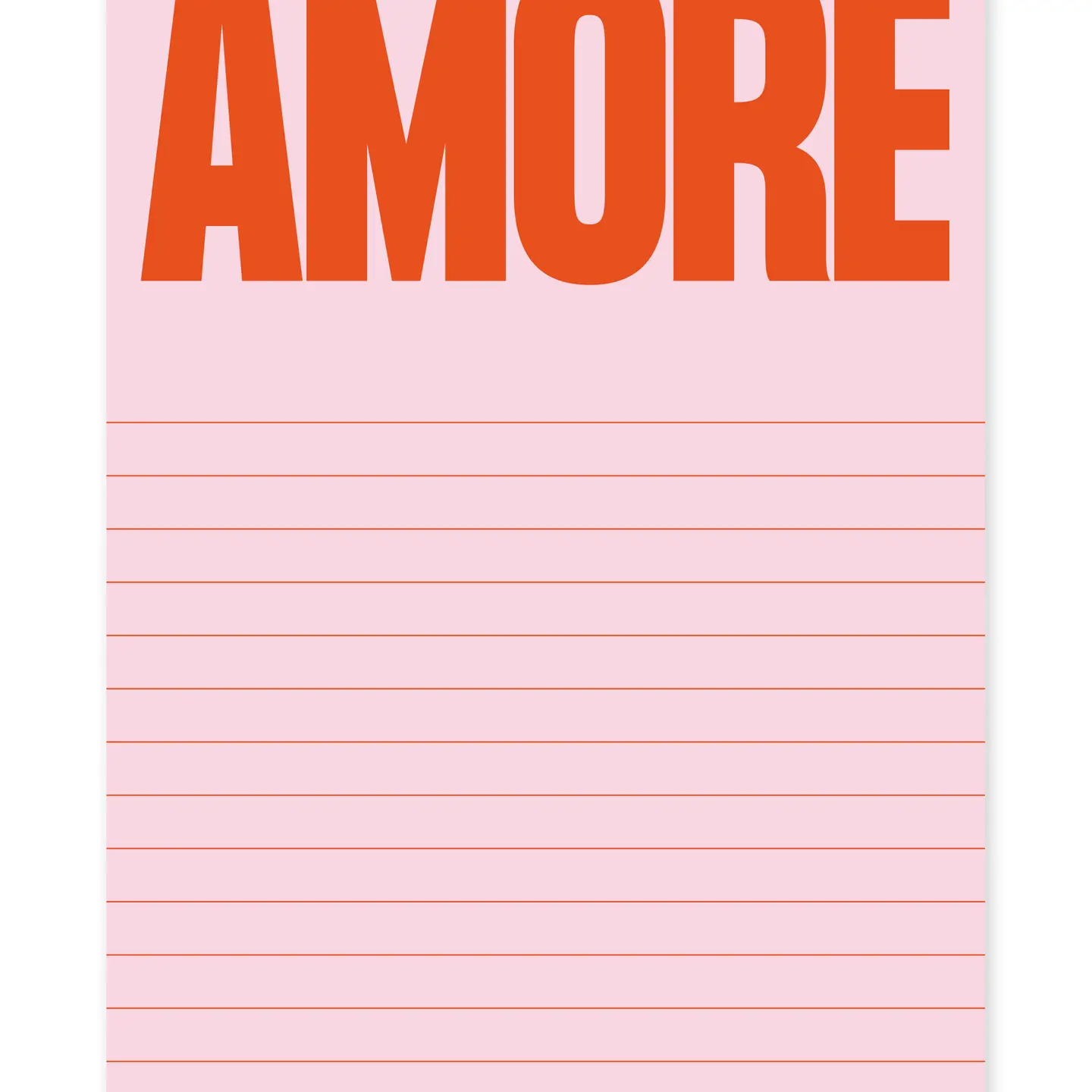 Navucko Notizblock AMORE DIN A5 Rosa Rot
