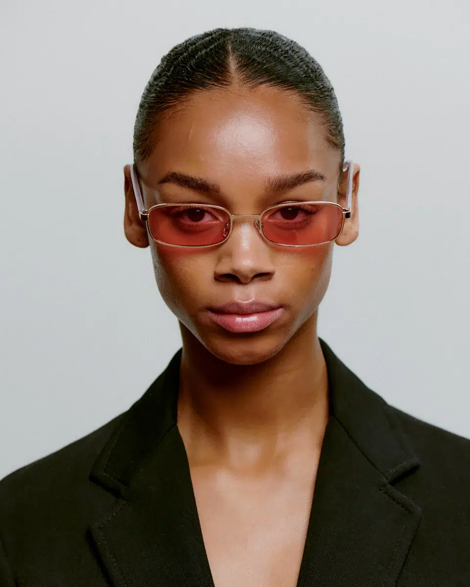A.Kjaerbede Sonnenbrille Noah Rosegold Galactic Pink