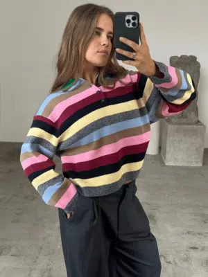 Boii Studios Langarmshirt Jisse Polo Multi