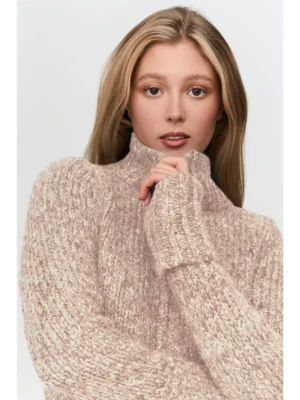 24 Colours Strickjacke beige