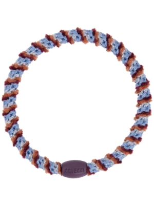 Kknekki Haargummi Slim Mix Skyblue Teracotta Velvet