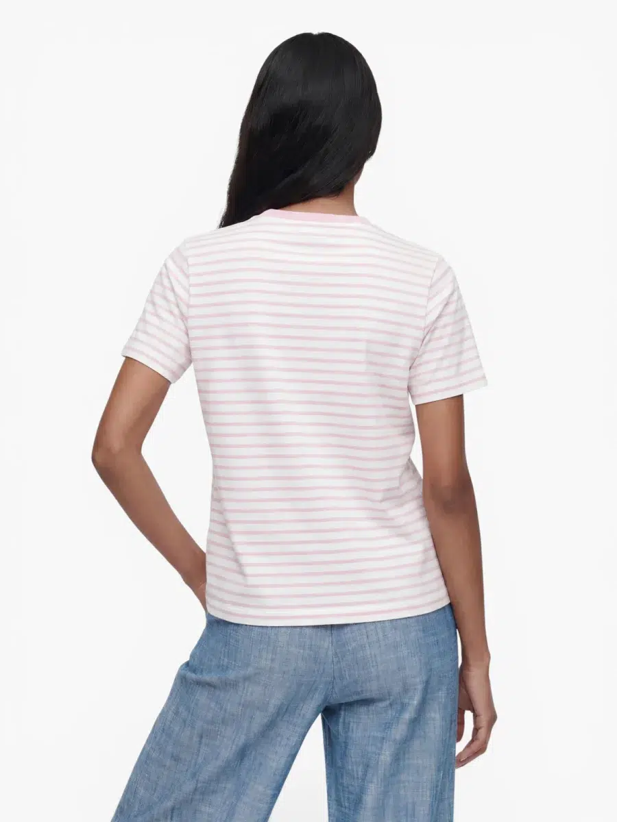 24 Colours T-Shirt gestreift rosa 24 Colours T-Shirt gestreift rosa