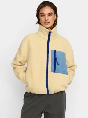 Selfhood Teddyjacke Pocket Beige