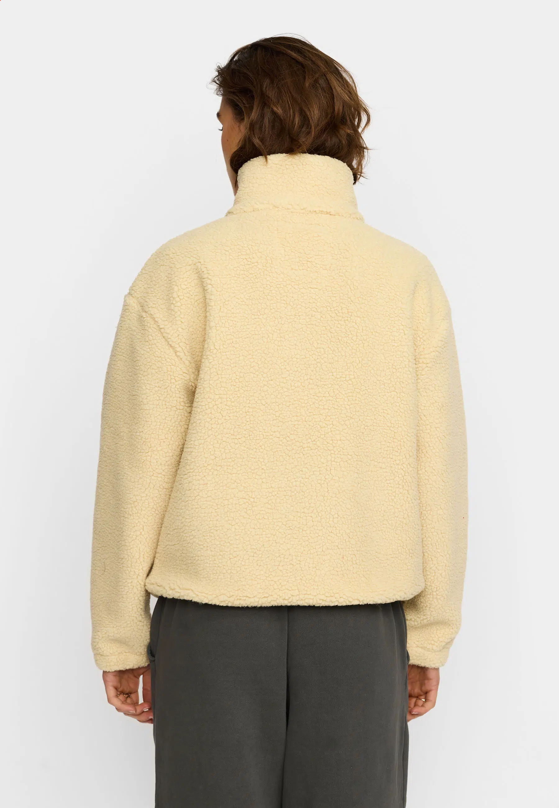 Selfhood Teddyjacke Pocket Beige
