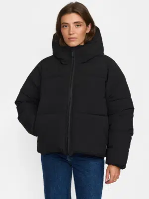 Selfhood Pufferjacke Hooded Black