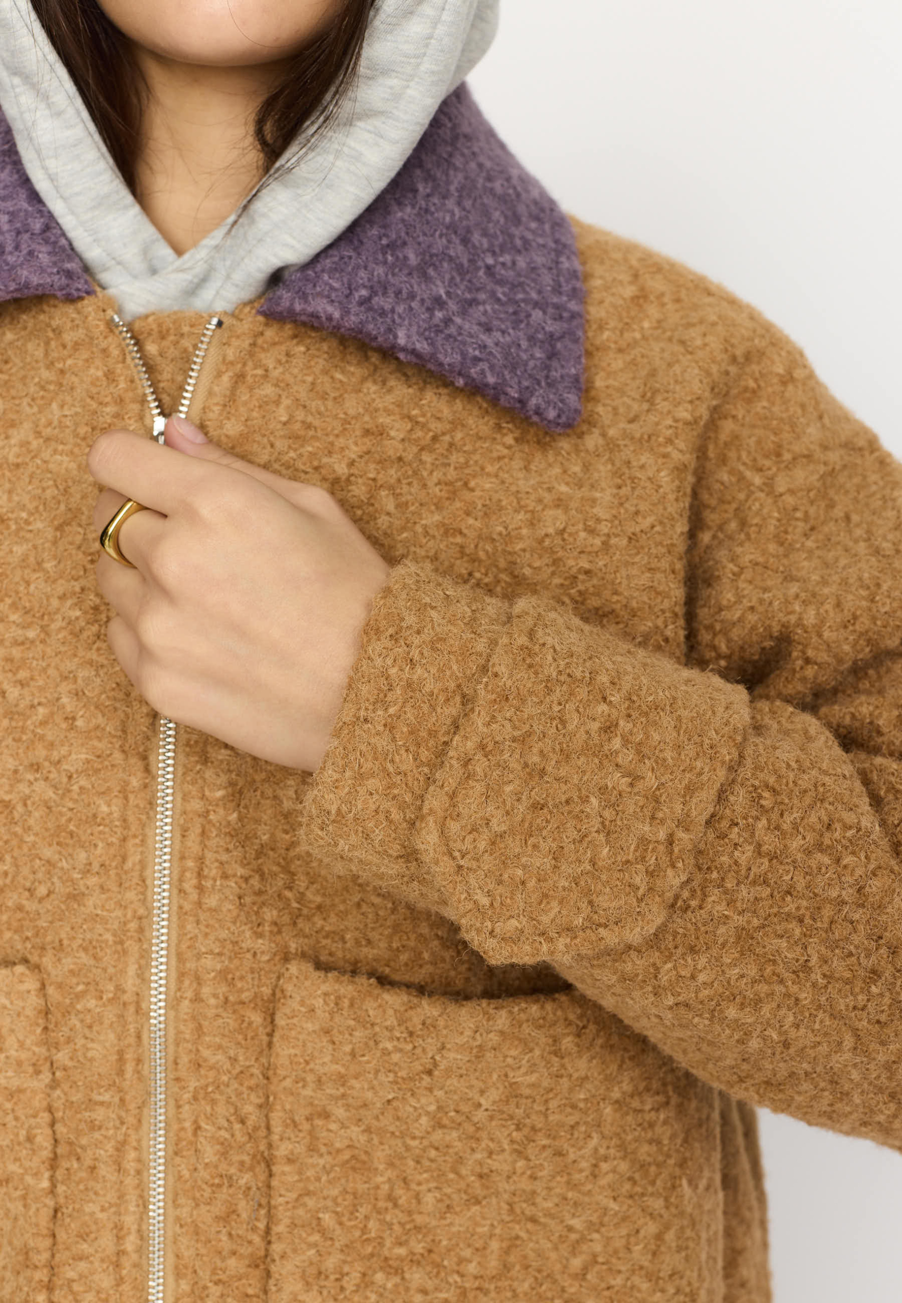 Selfhood Short Jacket Camel Selfhood Short Jacket Camel