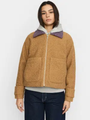 Selfhood Short Jacket Camel