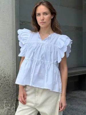 Boii Studios Bluse Adauge White