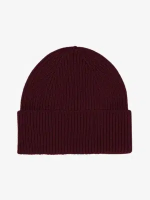 Colourful Standard Mütze Kurz Merinowolle Oxblood Red
