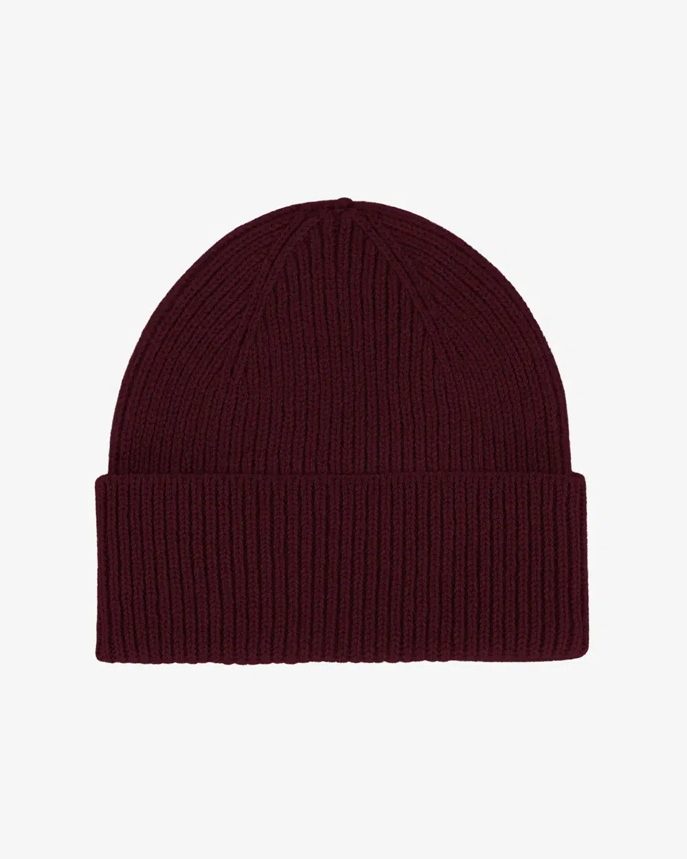 Colourful Standard Mütze Kurz Merinowolle Oxblood Red
