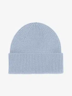Colourful Standard Mütze Kurz Merinowolle Polar Blue