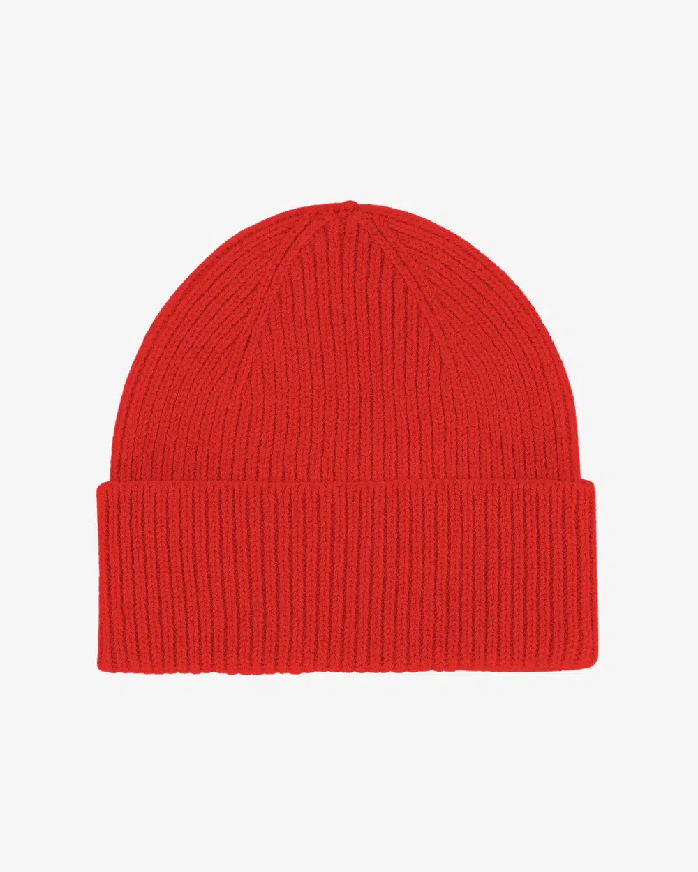 Colourful Standard Mütze Kurz Merinowolle Red Tangerine