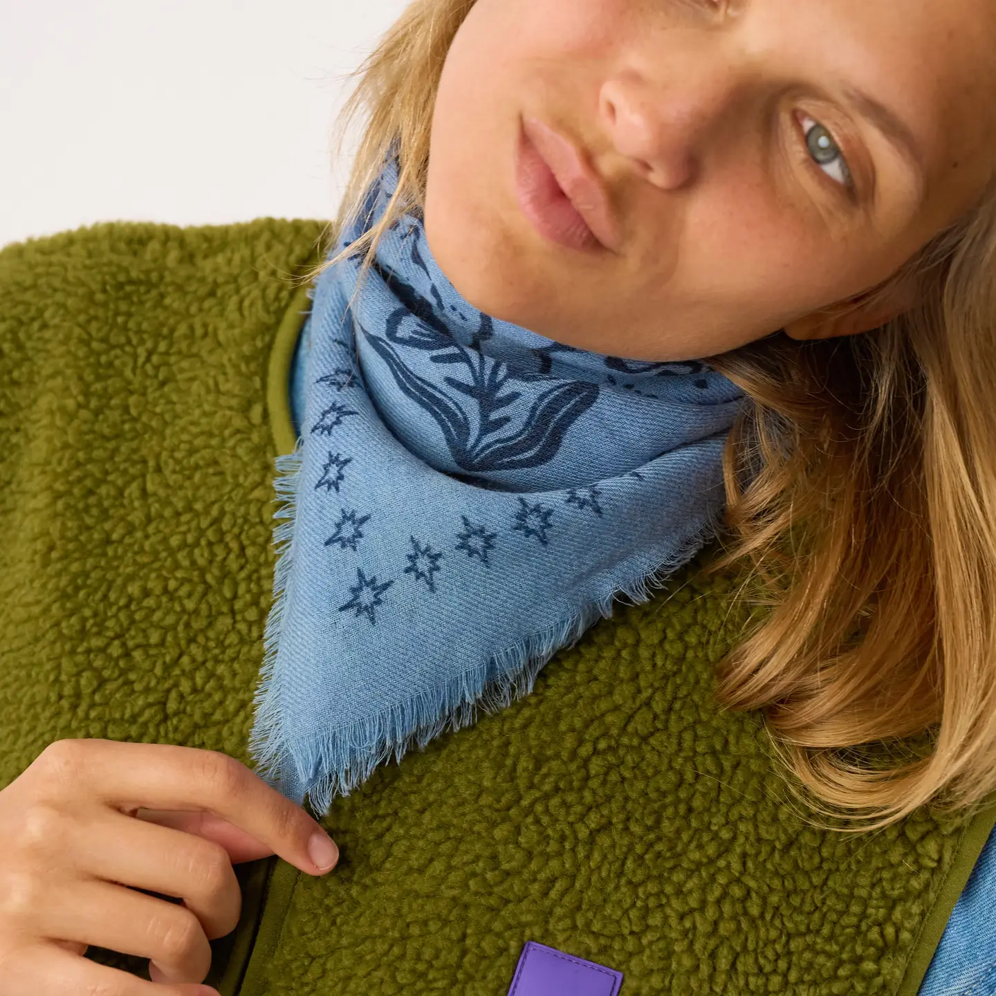 BILLYBELT Halstuch Blau