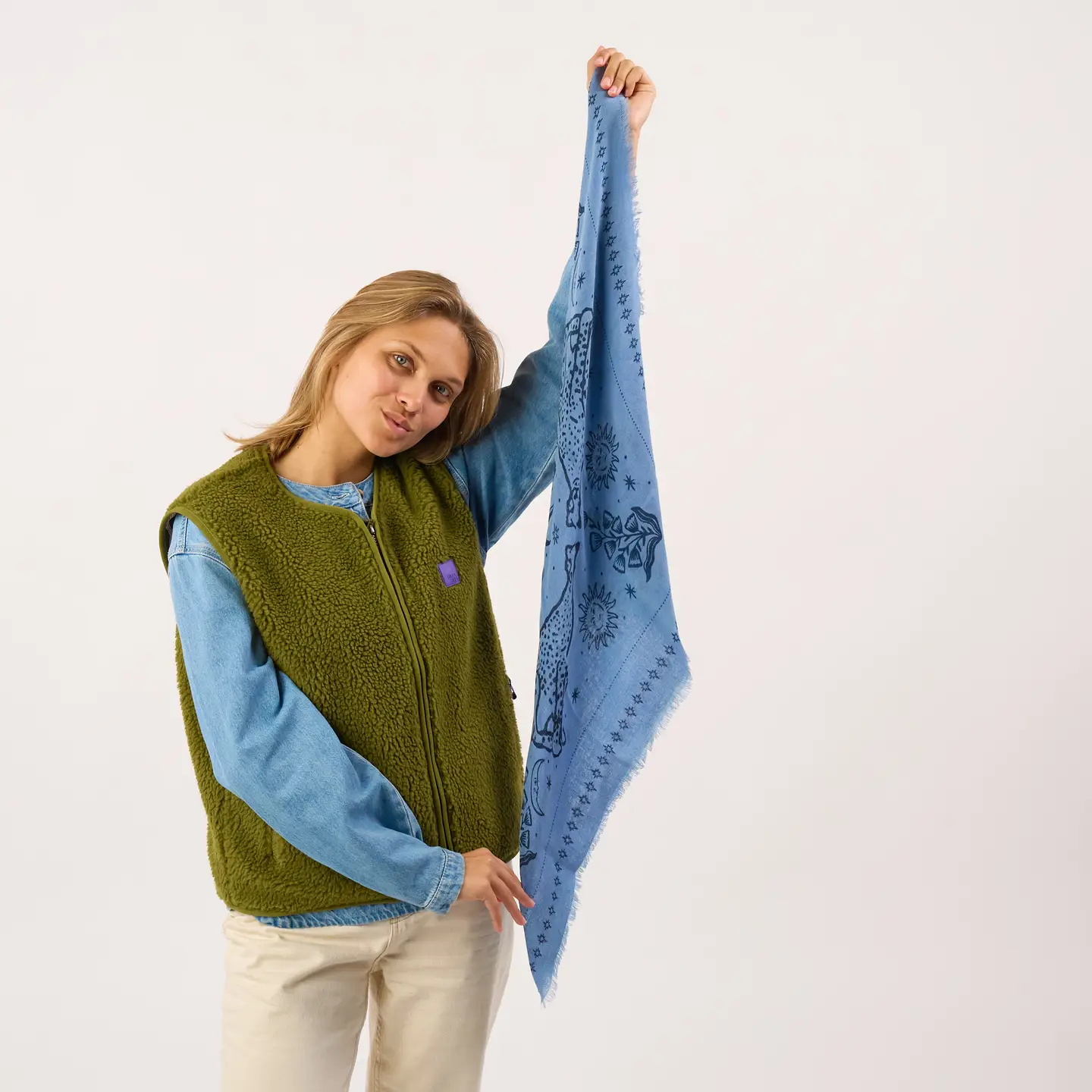 BILLYBELT Halstuch Blau BILLYBELT Halstuch Blau