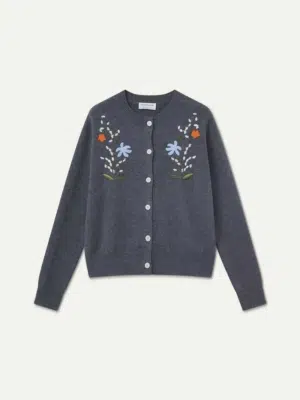 Compania Fantastica Cardigan Grau Blume