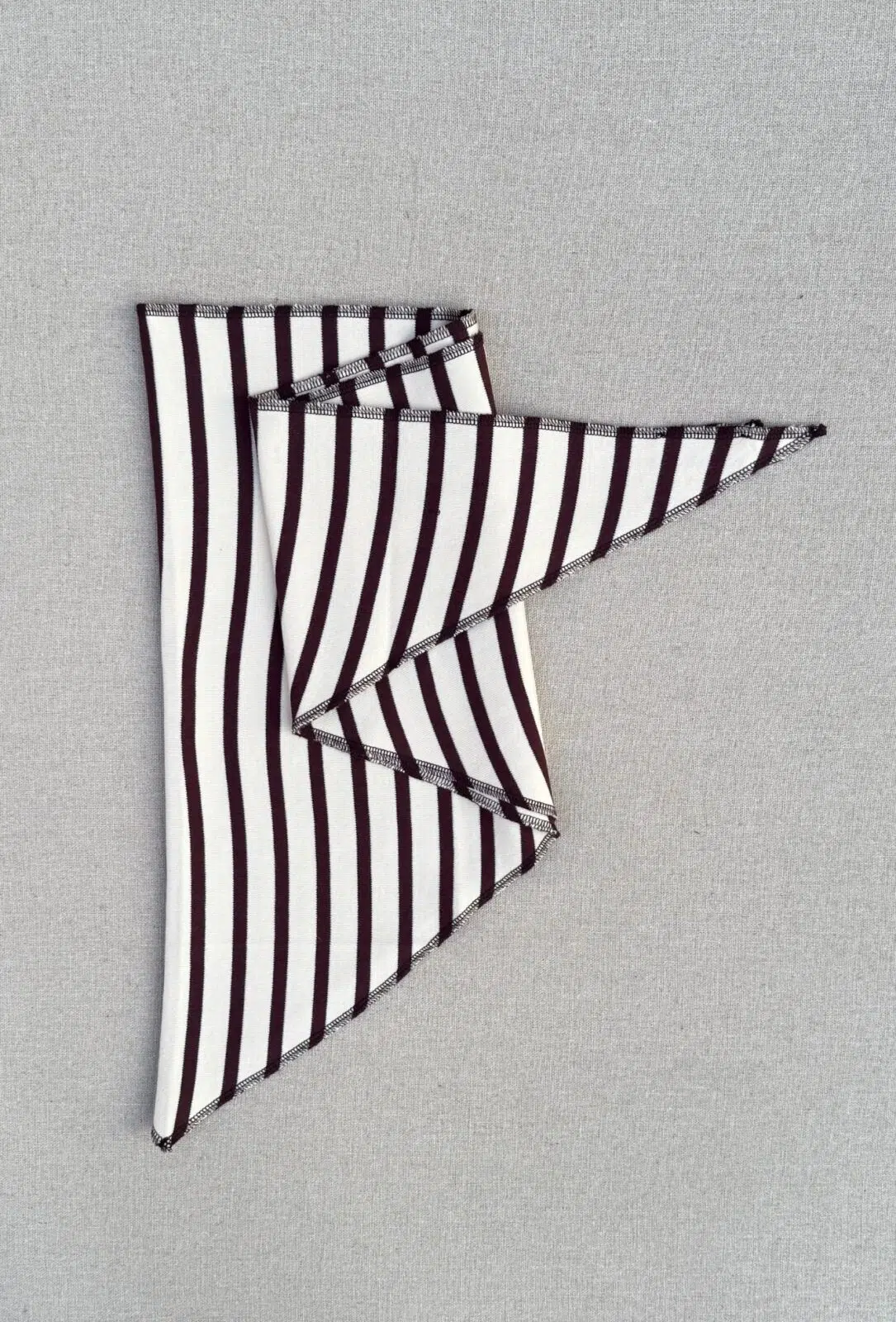 Boii Studios Schal Fio Stripe Stripe Off White Bordeaux