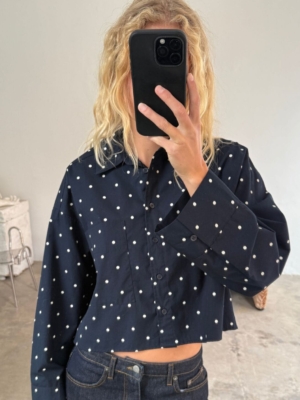 Boii Studios Shirt Anette Simple Dot Navy