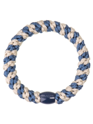Kknekki Haargummi Indigo ivory stripe