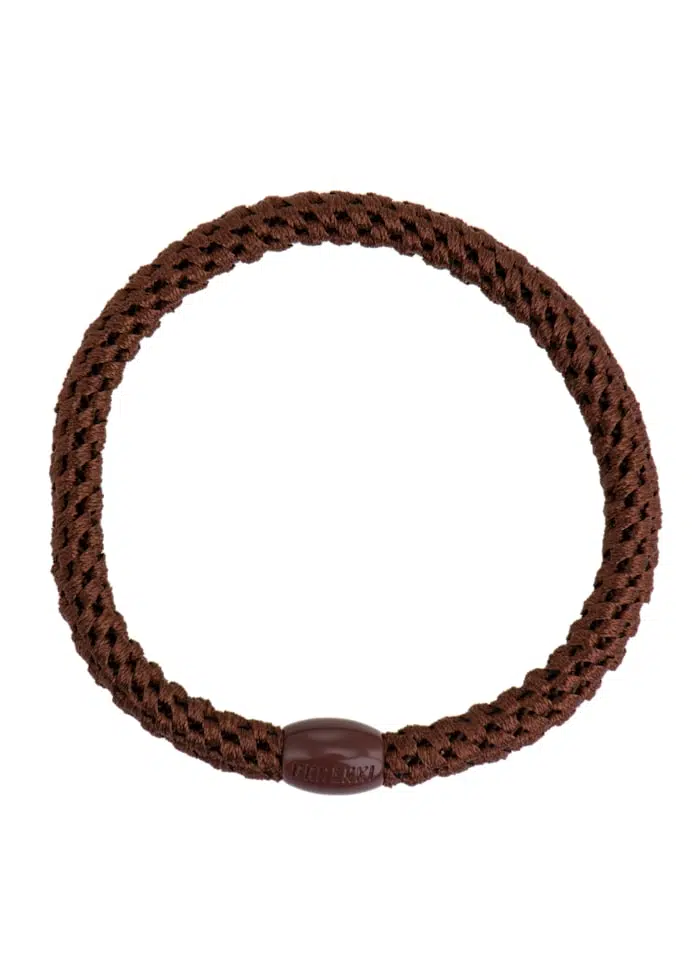 Kknekki Haargummi Slim Mid Brown