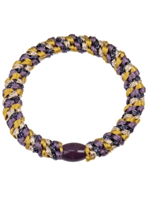 Kknekki Haargummi Mix Mauve-Dark purple glitter