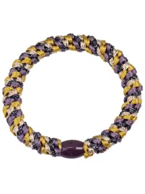 Kknekki Haargummi Mix Mauve-Dark purple glitter