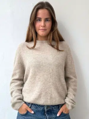 Boii Studios Strickjacke Tilde Latte Melange