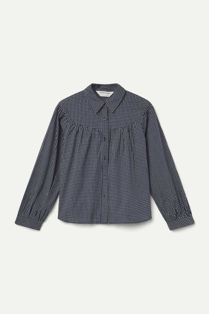Compania Fantastica Bluse Schachbrettmuster