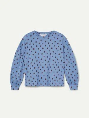 Compania Fantastica Langarmshirt Blau Polka Dots