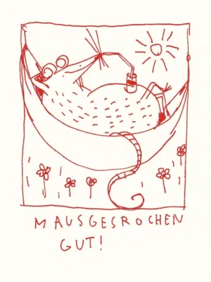 Gianluca Scigliano Postkarte Mausgesprochen gut!