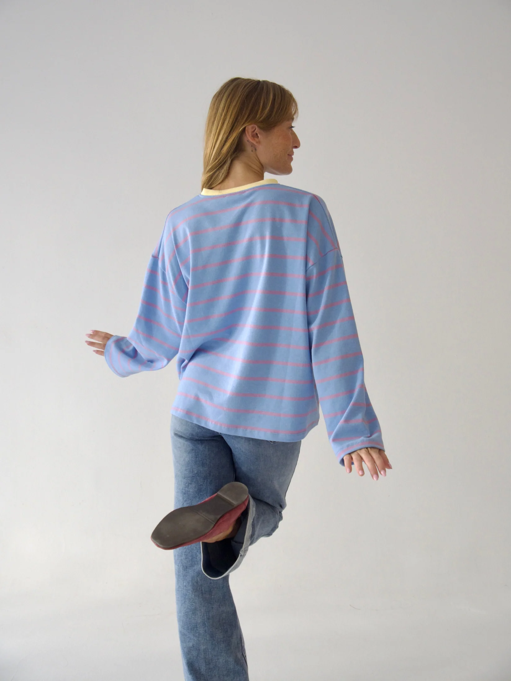 Mindtraveler Langarmshirt Miriam Lila Blau Mindtraveler Langarmshirt Miriam Lila Blau